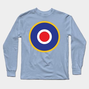 Iconic British RAF target roundel Spitfire, Hurricane, Lancaster. Long Sleeve T-Shirt